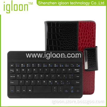 Bluetooth Keyboard With Leather Case For Galaxy Tab3 P3200 Samsung 